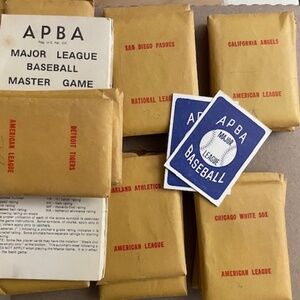 APBA Baseball Game